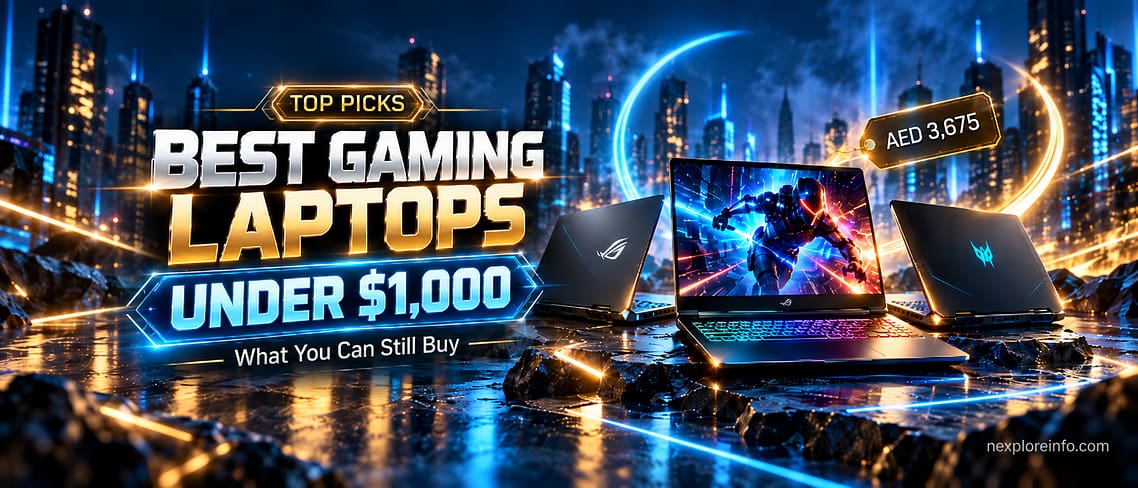 Best Gaming Laptops Under $1,000 (AED 3,675) in 2026: What You Can Still Buy