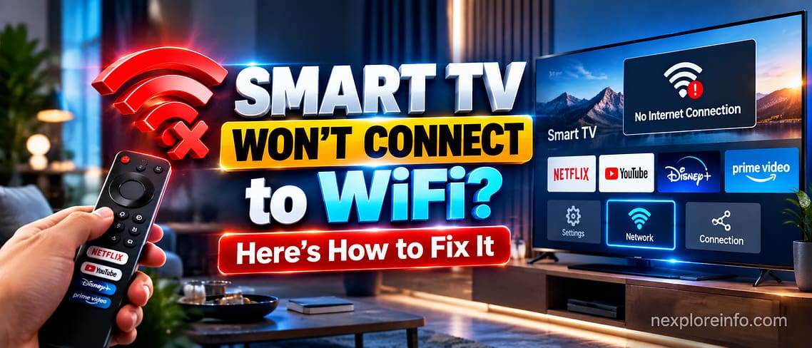 Smart TV Won’t Connect to WiFi? Here’s How to Fix It for Good